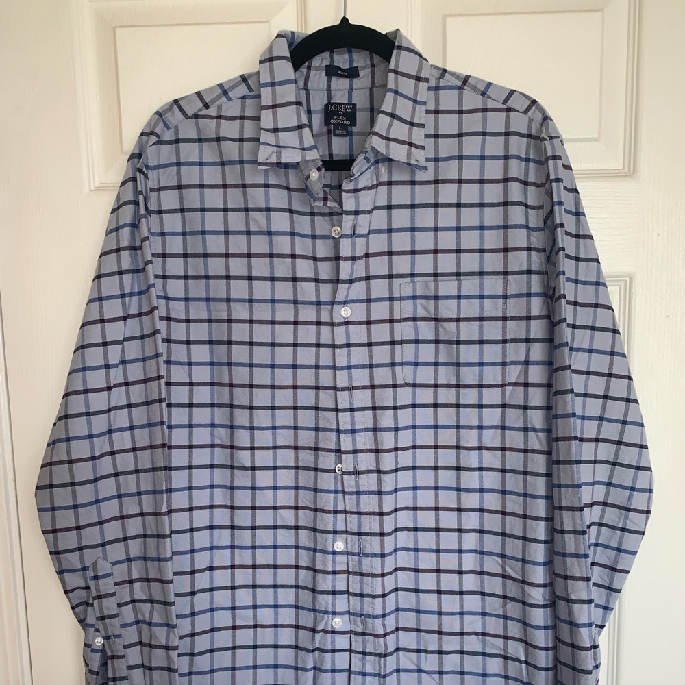 J. Crew Factory Men’s Light Blue, Button Down Shirt